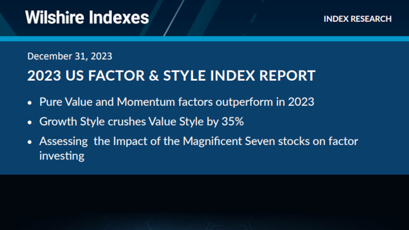 Factor & Style Index Report - 2023 