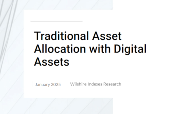 Traditional Asset Allocation with Digital Assets